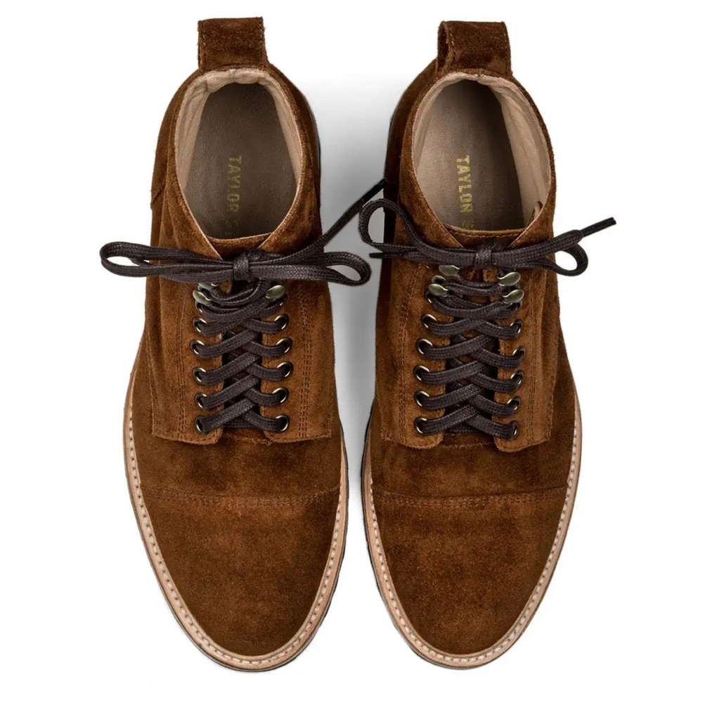 Taylor Stitch Moto Boot in Weatherproof Snuff Suede